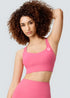 Pulse Crossback Bra - Blossom Pink