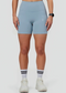 Pulse High-Rise 6" Short with Pockets - Dusty Blue