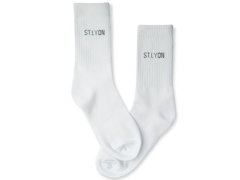 Chaussettes mi-mollet - Blanc