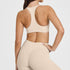 Aura Racerback Sports Bra - Apricot