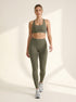 Aura High-Rise Leggings - Olive Green