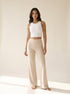 Aura Wide-Leg Pant - Apricot