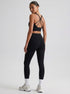 Sculpt Strappy Sports Bra - Black