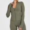 Aura Full-Zip Jacket - Olive Green