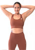 Bold Sports Bra - Brown