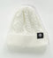 Unisex Cable Knit Beanie - Cream