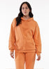 Essential French Terry Hoodie Light Orange - Unisex