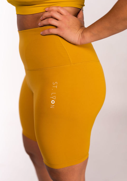 Bold Biker Shorts - Mimosa Yellow