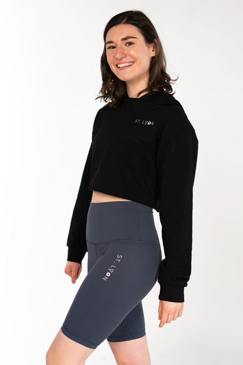 Bold Biker Shorts - Anchor Grey