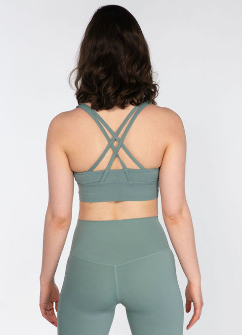 Bold Sports Bra - Aqua Green
