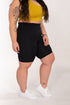 Bold Biker Shorts - Black